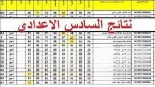 الف مبروك نتائج السادس اعدادي 2023 الدور الاول