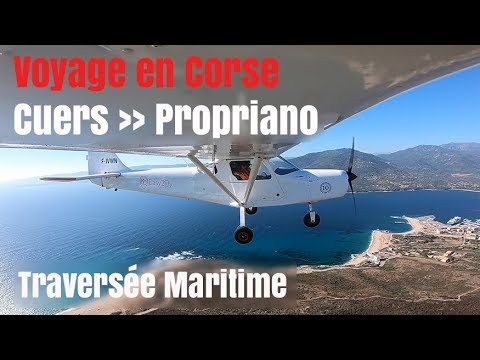 Traversée vers la Corse en ULM, mode d'emploi !