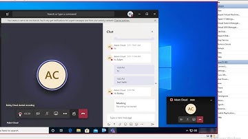 How to download or delete recorded video in Microsoft teams