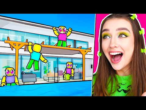 РОБЛОКС IKEA, но 100 ПОДПИСЧИКОВ СТРОЯТ ДОМ ! 😱 Икея 3008 Roblox