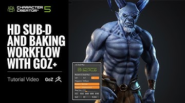 HD Subdivision and Baking Workflow with GoZ+ | Character Creator 5 Tutorial