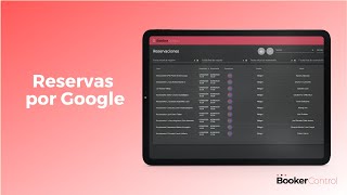 Realiza una Reserva desde Google | Google Reservas | Booker Control System screenshot 1