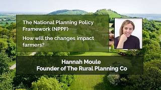How will the National Planning Policy Framework (NPPF) affect Farmers?