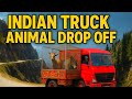 Indian Truck 🚛 Animal Transport | janwro Wala Truck Simulator ; india truck #gaming #trucksimulator