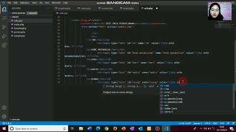 Tutorial Edit dan Hapus data pada php