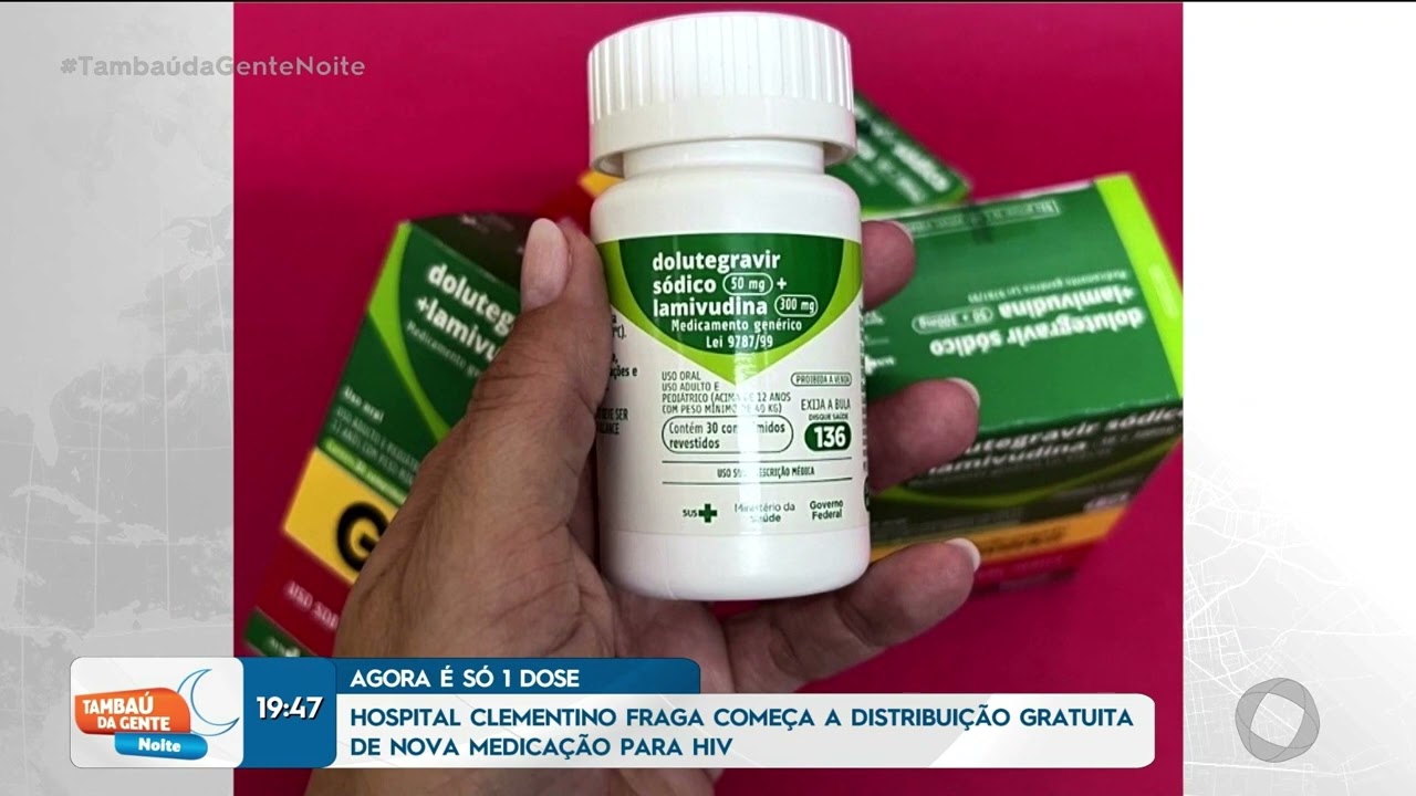 Clementino começa a distribuição gratuita de nova medicação para HIV - Tambaú da Gente Noite