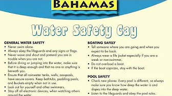 Some Water Safety Rules - Let's Swim Bahamas (Episode 17) - Color Me Reading Short