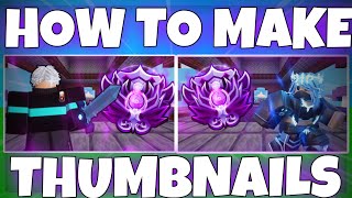 How to make *ROBLOX BEDWARS* thumbnails on MOBILE…