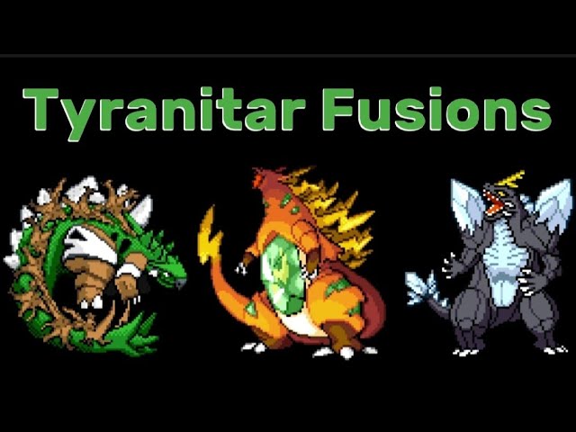Pokemon zekrom x tyranitar fusion