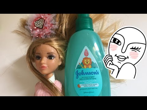 اسهل واحلى حل لفك تشابك الشعر للأطفال من جونسون