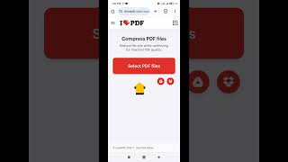 How to compress pdf size in mobile ll pdf size ko kam/chhota/compress kaise kare ll #freerishta