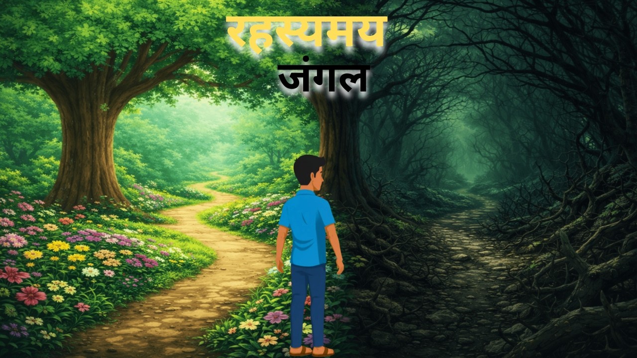 रहस्यमय जंगल की कहानी | Moral Story in Hindi | cartoon story |