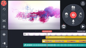 How to Make Colorful Smoke Reveal Text Animation in kinemaster | How to make intro in kinemaster