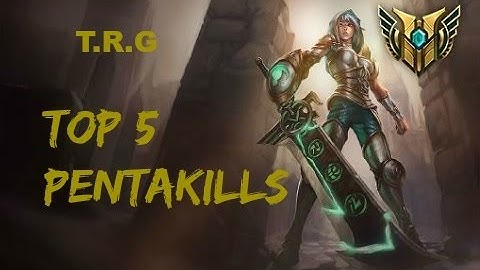 TOP 5 PENTAKILLS - NEW Intro - The Riven G0d (EU)