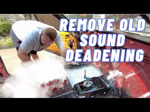 Easy Way To Remove Old Factory Tar Mat Sound Deadening