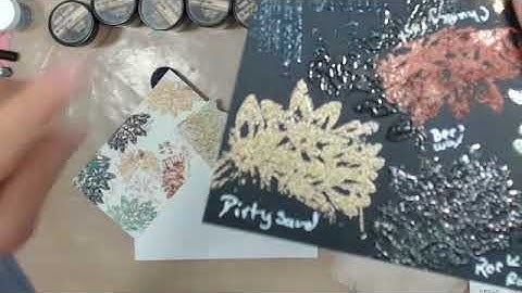 SETH APTER ~BAKED TEXTURE EMBOSSING POWDERS~EMERALD CREEK