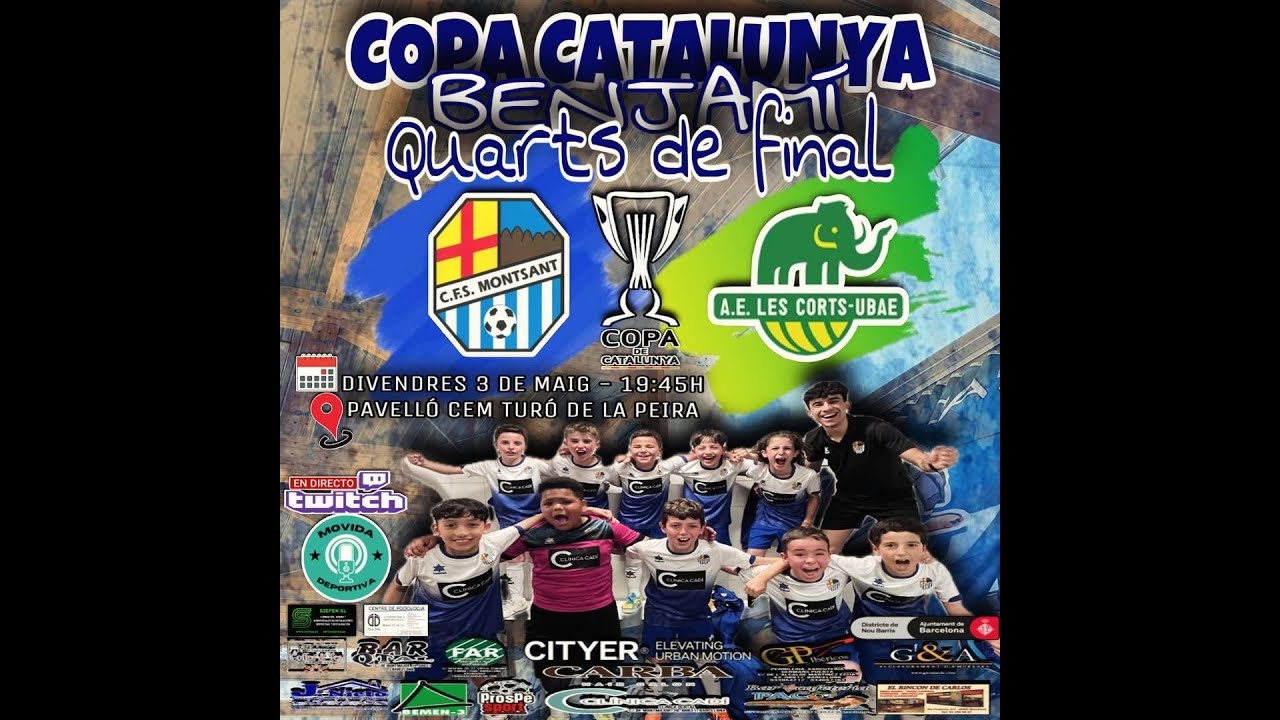Montsant vs Les Corts Copa Catalunya Benjamí