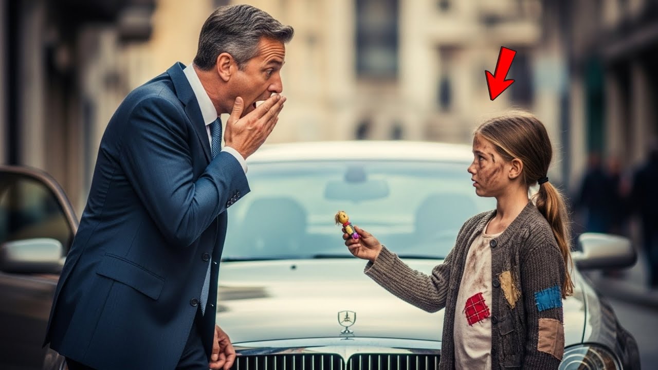 Millonario queda helado al ver una niña pobre idéntica a su madre de juventud