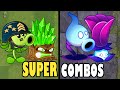 4 Super Combo Plants Vs Team Zombie - Who Will Win - Plants Vs Zombies 2