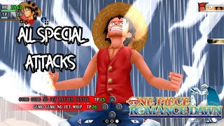 One Piece: Romance Dawn (PSP) - All Special Attacks @ 1080p HD ✔ (PPSSPP) screenshot 2