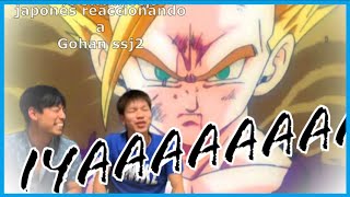 Japonés reaccionando a Gohan ssj2 en japonés latino y castellano「subir de nuevo 」