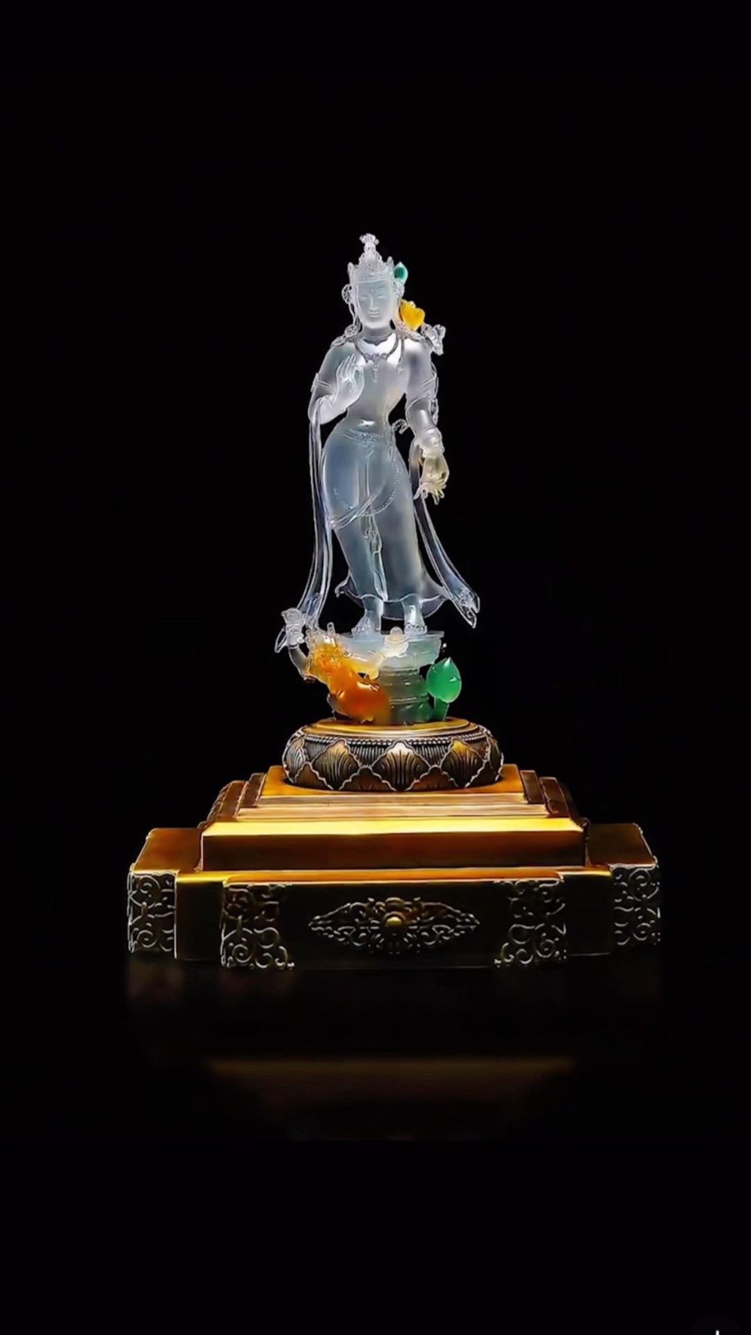 原石涅槃成圣像｜高冰度母翡翠雕刻实录RoughJade Transforms into