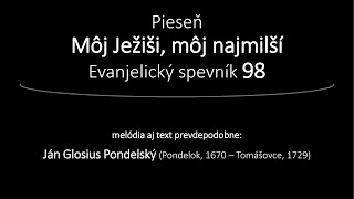 ES 098 Môj Ježiši, môj najmilší