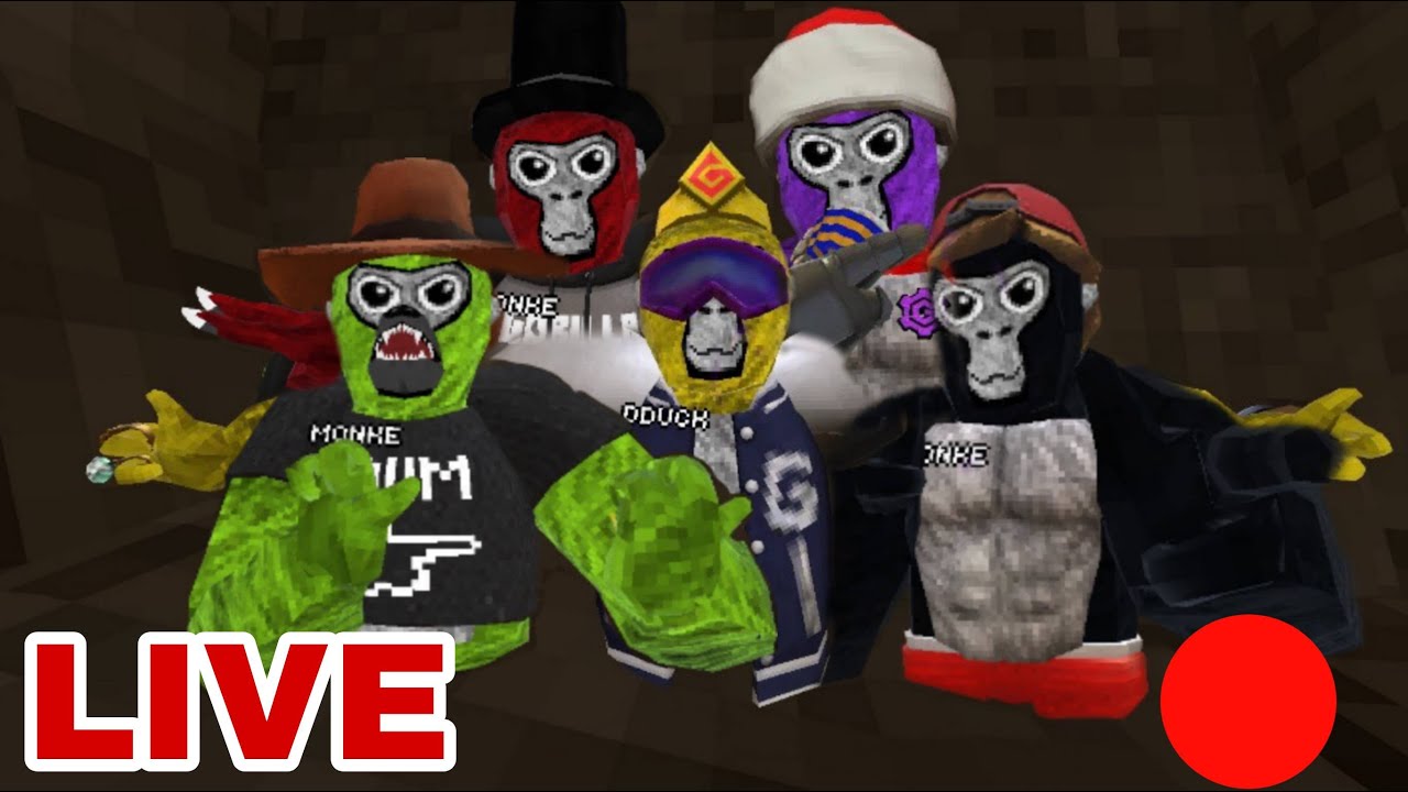 🔴PLAYING GORILLA TAG LIVE WITH VIEWERS🔴 #gorillatag #gtag #livestream #fyp