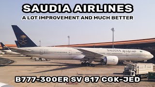 SAUDIA AIRLINES BOEING 777-300ER | SV 817 CGK-JED ECONOMY CLASS