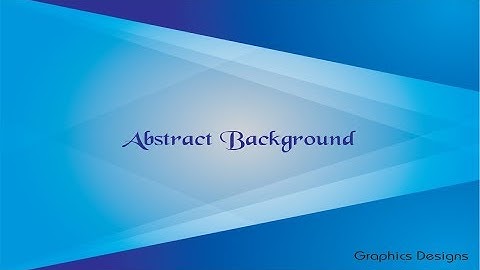 Coreldraw x7 Tutorial - Abstract Layer Background Design by Graphics Designs