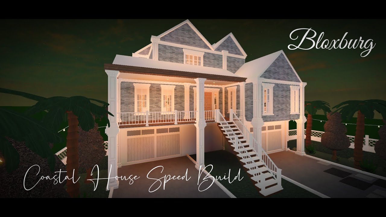 Bloxburg: Coastal House Speed Build | PART FIVE (Interior Only) | Roblox Bloxburg