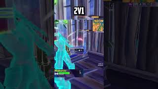 2v1 Fortnite Clutch Up by Makorav! #fortnite #gaming #shorts