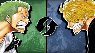 видео: Что если бы Зоро и Санджи поменялись противниками??? картинка: Что если бы Зоро и Санджи поменялись противниками???