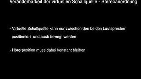 Wellenfeldsynthese vs. Stereo