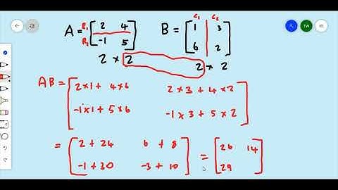 Multiplication of Matrices - Timoy White