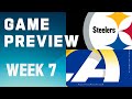 Pittsburgh Steelers vs. Los Angeles Rams | 2023 Week 7 Game Preview