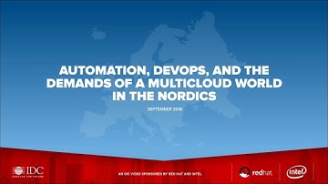 Teaser Red Hat/IDC: Automation, DevOps and the Demands of a Multicloud World in the Nordics