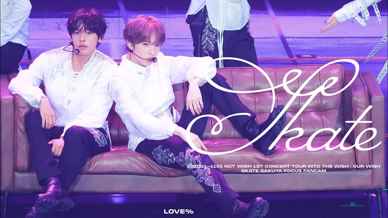 【4K】“skate” 251031-1101 NCT WISH 1st CONCERT TOUR INTO THE WISH in INSPIRE ARENA SAKUYA FOCUS FANCAM