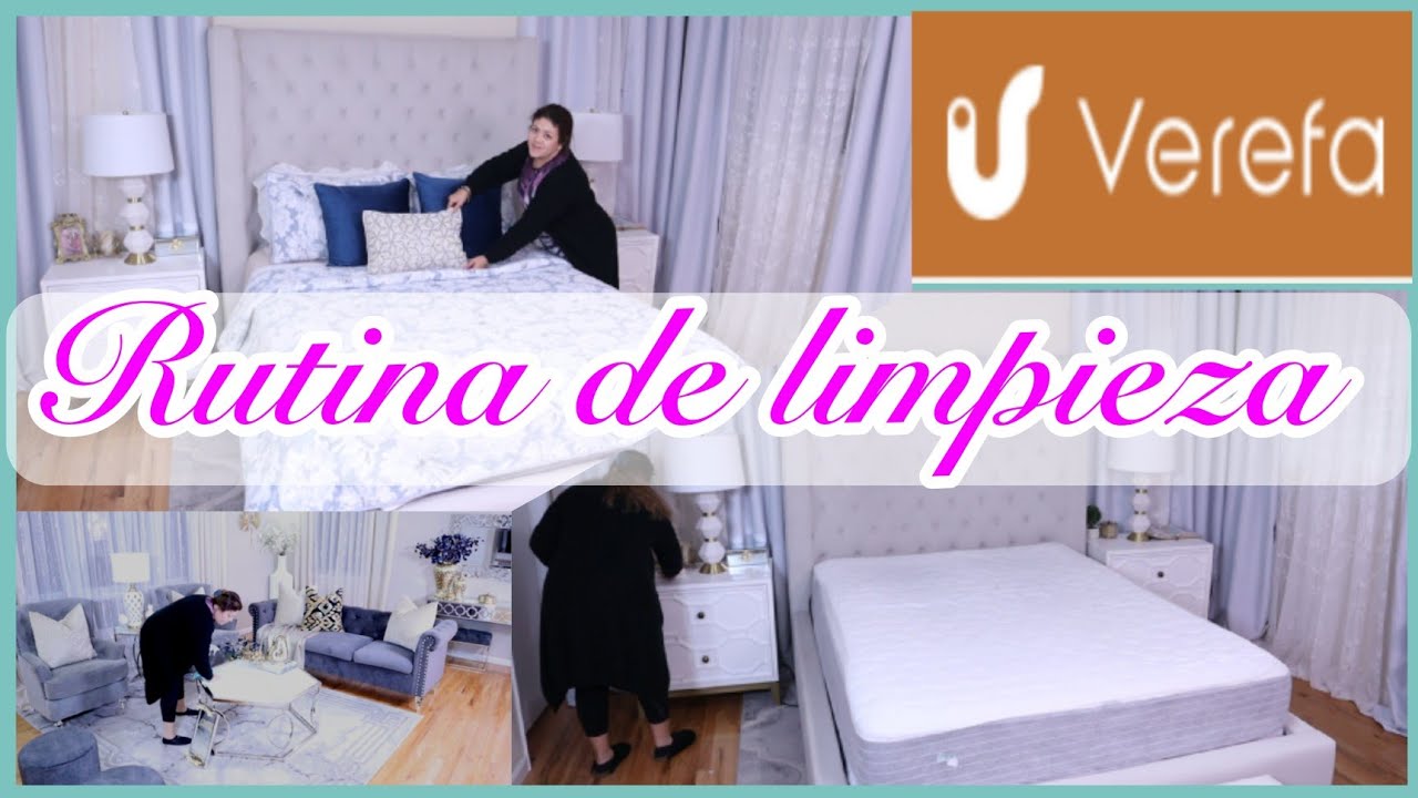 Rutina de limpieza en mi habitacion-Verefa Robot Vacuum.