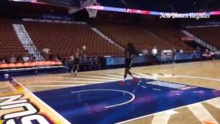Former #uconn star Tina Charles at WNBA All-Star practice