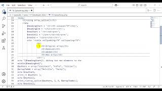 24-How to using PHP array_splice() Function | Array | PHP Developer