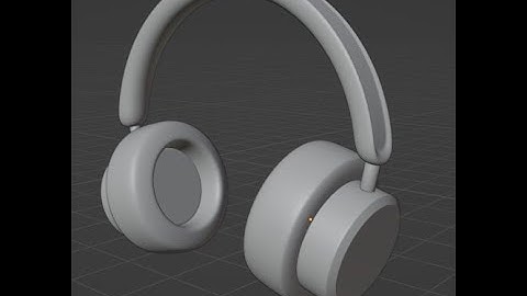 Create headphone in Blender 3D