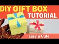 Gift Box Easy Paper Box/DIY Paper Craft|Gift Idea#diy#papercraft#handmade#shorts#cutegiftideas#art 