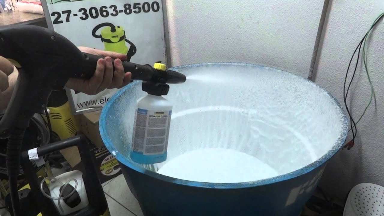 APLICADOR DE DETERGENTE E ESPUMA KARCHER ELETRIMAX YouTube