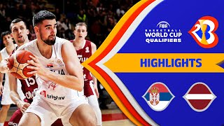 Serbia - Latvia | Highlights - #FIBAWC 2023 Qualifiers