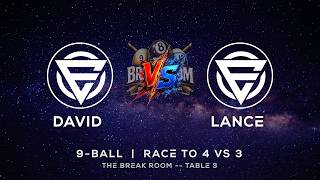 DAVID  vs LANCE  - THE BREAK ROOM - TABLE 3 | EvoSports