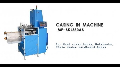 MF-SKJ380AS Maufung Book Casing In Machine for Diaries,books, photo books, Children Books