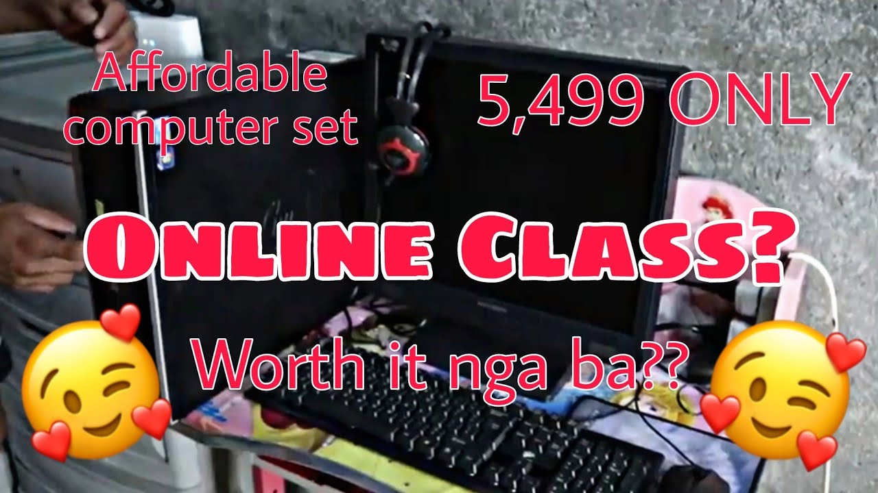 5,499 ONLY Desktop Homebase Package (Online Class) from Shopee | Complete Set for Affordable Price