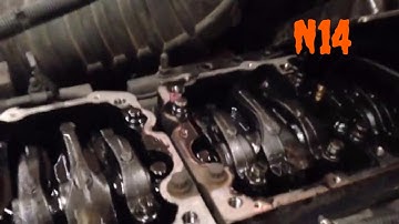 Cummins N14 Running With The Valve Covers Off After Overhead Adjustment | Video
