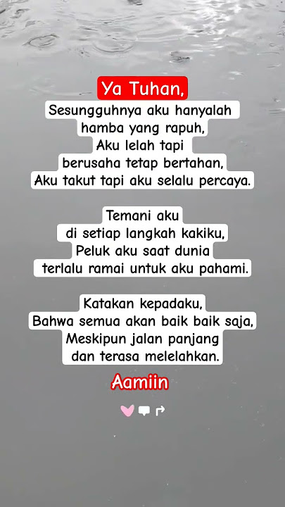 Ya Tuhan, peluk aku ❤️😇 #storywa #quotes #motivasihidup